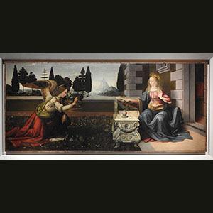 Uffizi Gallery - Annunciation (Leonardo Da Vinci)