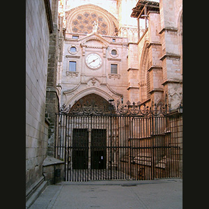 Toledo - Cathedral - Clock Door