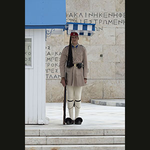 Athens - Changing of the Guard in Parliament