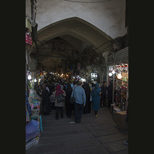 Teheran - Entrance of the bazaar
