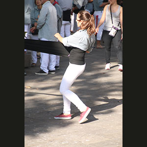Barcellona - Castellers (preparazione)