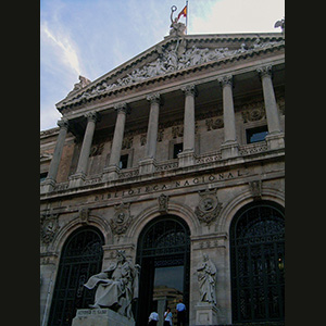 Madrid - Biblioteca nazionale