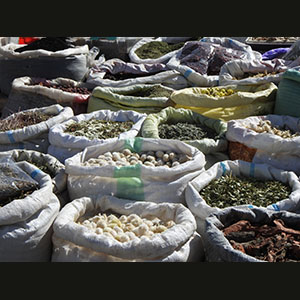 Samarkand - Market in the mountains